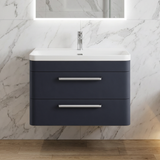 Croxden Modern Wall Hung Vanity Basin Unit with Soft Close Drawers - 600mm or 800mm