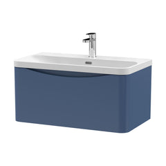 [BAL306B] Dunwood Contemporary 1 Drawer Vanity Basin Unit, Choice of Size and Colour - Cutout