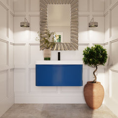 [BAL306B] Dunwood Contemporary 1 Drawer Vanity Basin Unit, Choice of Size and Colour - Lifestyle 1
