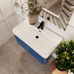 [BAL306B] Dunwood Contemporary 1 Drawer Vanity Basin Unit, Choice of Size and Colour - Lifestyle 2