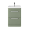 [BAL801D] Croxden Modern Floor Standing Vanity Basin Unit with Soft Close Drawers - 600mm or 800mm - Cutout