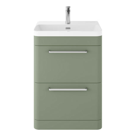 Croxden Modern Floor Standing Vanity Basin Unit with Soft Close Drawers - 600mm or 800mm