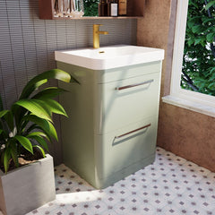 [BAL801D] Croxden Modern Floor Standing Vanity Basin Unit with Soft Close Drawers - 600mm or 800mm - Lifestyle 3
