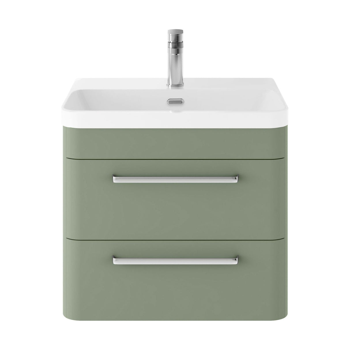 [BAL802D] Croxden Modern Wall Hung Vanity Basin Unit with Soft Close Drawers - 600mm or 800mm - Cutout