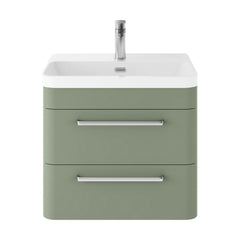 [BAL802D] Croxden Modern Wall Hung Vanity Basin Unit with Soft Close Drawers - 600mm or 800mm - Cutout
