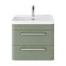 [BAL802D] Croxden Modern Wall Hung Vanity Basin Unit with Soft Close Drawers - 600mm or 800mm - Cutout