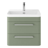 Croxden Modern Wall Hung Vanity Basin Unit with Soft Close Drawers - 600mm or 800mm