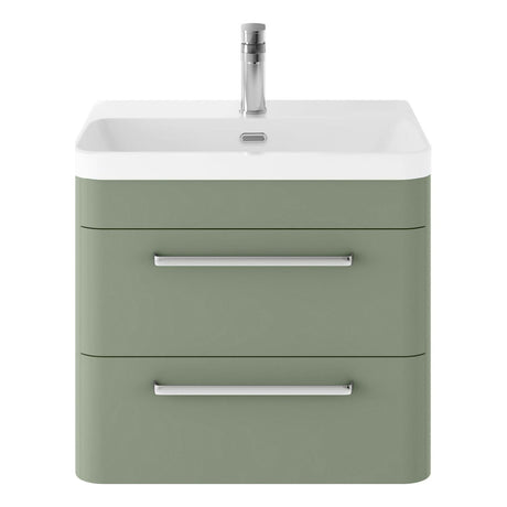 Croxden Modern Wall Hung Vanity Basin Unit with Soft Close Drawers - 600mm or 800mm