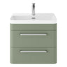 Croxden Modern Wall Hung Vanity Basin Unit with Soft Close Drawers - 600mm or 800mm
