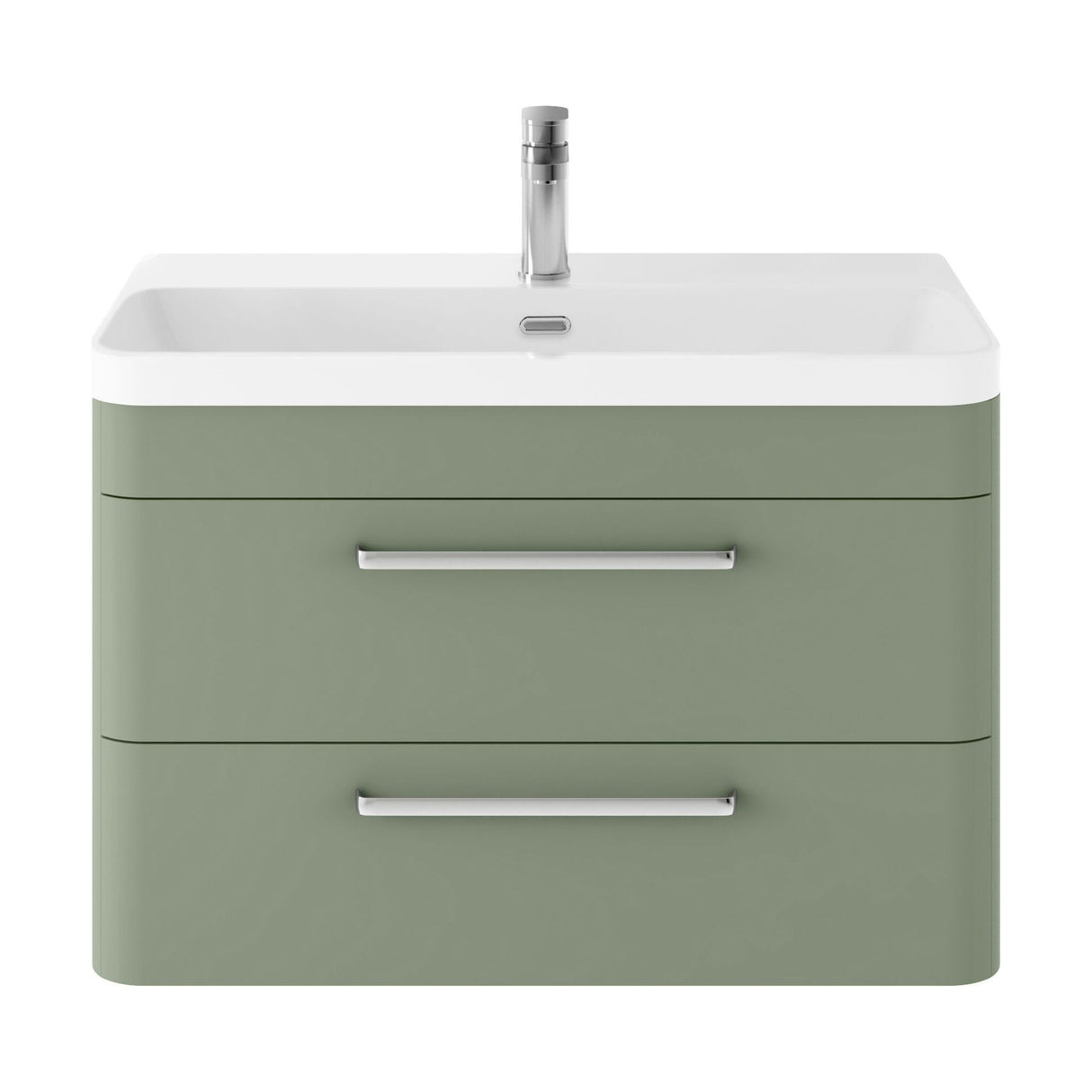 [BAL804D] Croxden Modern Wall Hung Vanity Basin Unit with Soft Close Drawers - 600mm or 800mm - Cutout