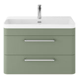 Croxden Modern Wall Hung Vanity Basin Unit with Soft Close Drawers - 600mm or 800mm