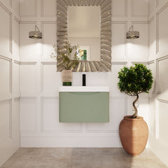 [BAL805B] Dunwood Contemporary 1 Drawer Vanity Basin Unit, Choice of Size and Colour - Lifestyle 1
