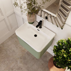 [BAL805B] Dunwood Contemporary 1 Drawer Vanity Basin Unit, Choice of Size and Colour - Lifestyle 2