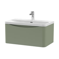 [BAL806B] Dunwood Contemporary 1 Drawer Vanity Basin Unit, Choice of Size and Colour - Cutout