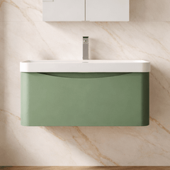 [BAL806B] Dunwood Contemporary 1 Drawer Vanity Basin Unit, Choice of Size and Colour - Silo