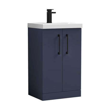 [BALARN2901AH018] Bramshall Floor Standing 2-Door Vanity & Mid-Edge Basin – Choice of Colour and Handle Finish - Cutout