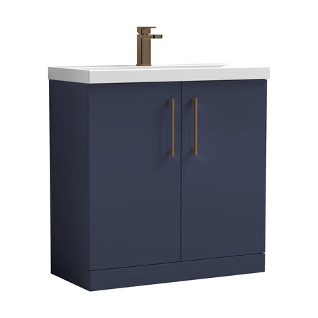 [BALARN2905AH1516] Bramshall Floor Standing 2-Door Vanity & Mid-Edge Basin – Choice of Colour and Handle Finish - Cutout