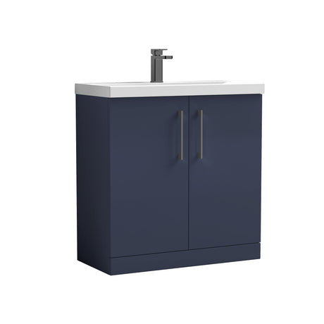 Bramshall Floor Standing 2-Door Vanity & Mid-Edge Basin – Choice of Colour and Handle Finish