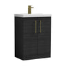 [BALARN603AH017] Bramshall Floor Standing 2-Door Vanity & Mid-Edge Basin – Choice of Colour and Handle Finish - Cutout