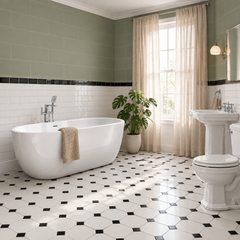 Round Freestanding Boat Bath, White, Choice of Size