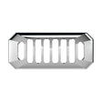 [BAOF01C] Ceramic Accessories Traditional Grill Overflow Cover - 26mm x 50mm - Chrome - Cutout