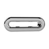 [BAOF01U] Swynnerton Traditional Oval Overflow Cover, 50mm x 26mm - Choice of Colour - Cutout