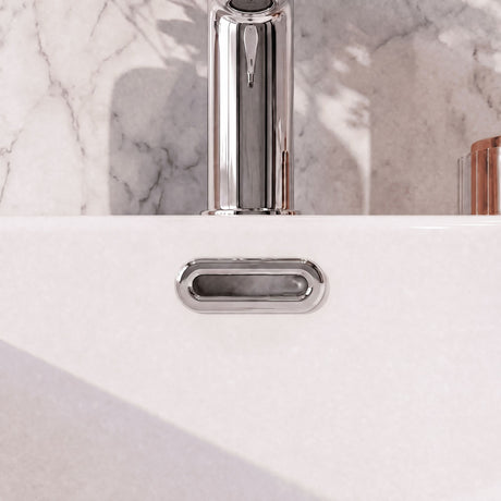 [BAOF01U] Swynnerton Traditional Oval Overflow Cover, 50mm x 26mm - Choice of Colour - Silo