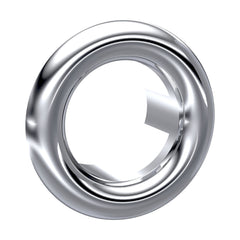 [BAOF01] Contemporary Ceramic Accessories Modern Round Basin Overflow Cover - Cutout