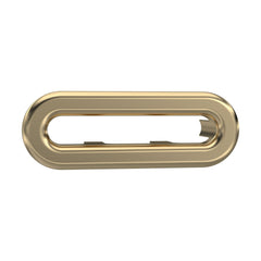 [BAOF03U] Swynnerton Traditional Oval Overflow Cover, 50mm x 26mm - Choice of Colour - Cutout