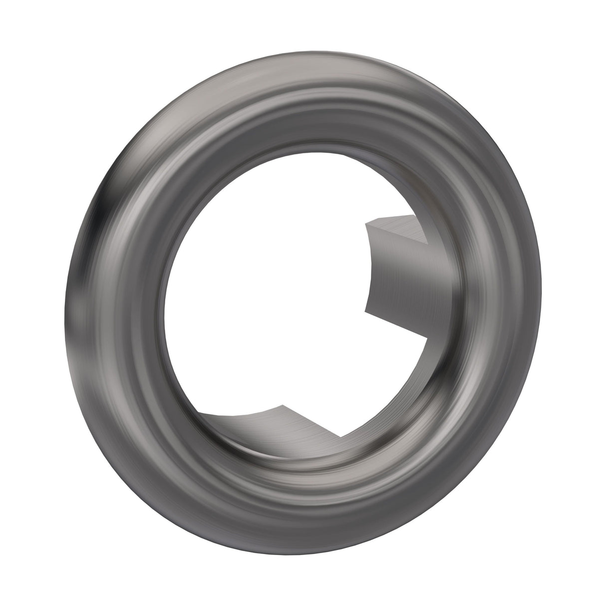 [BAOF07] Contemporary Ceramic Accessories Modern Round Basin Overflow Cover - Cutout