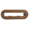 [BAOF15U] Swynnerton Traditional Oval Overflow Cover, 50mm x 26mm - Choice of Colour - Cutout