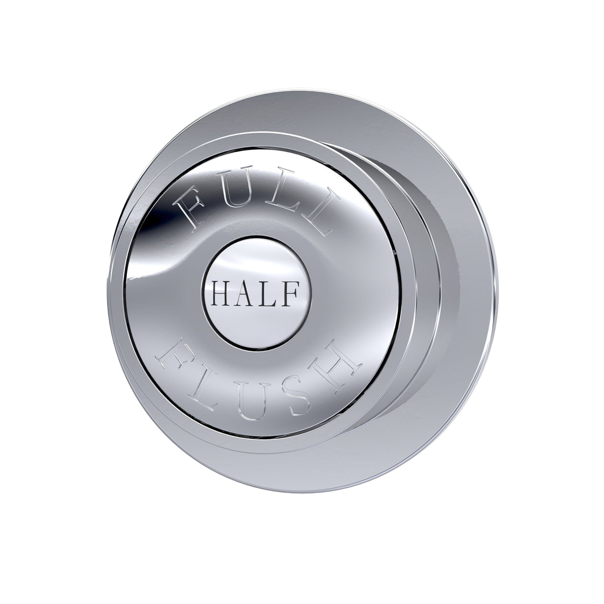 [BAPB01] Traditional Dual Flush Push Button, Choice of Colour - Cutout