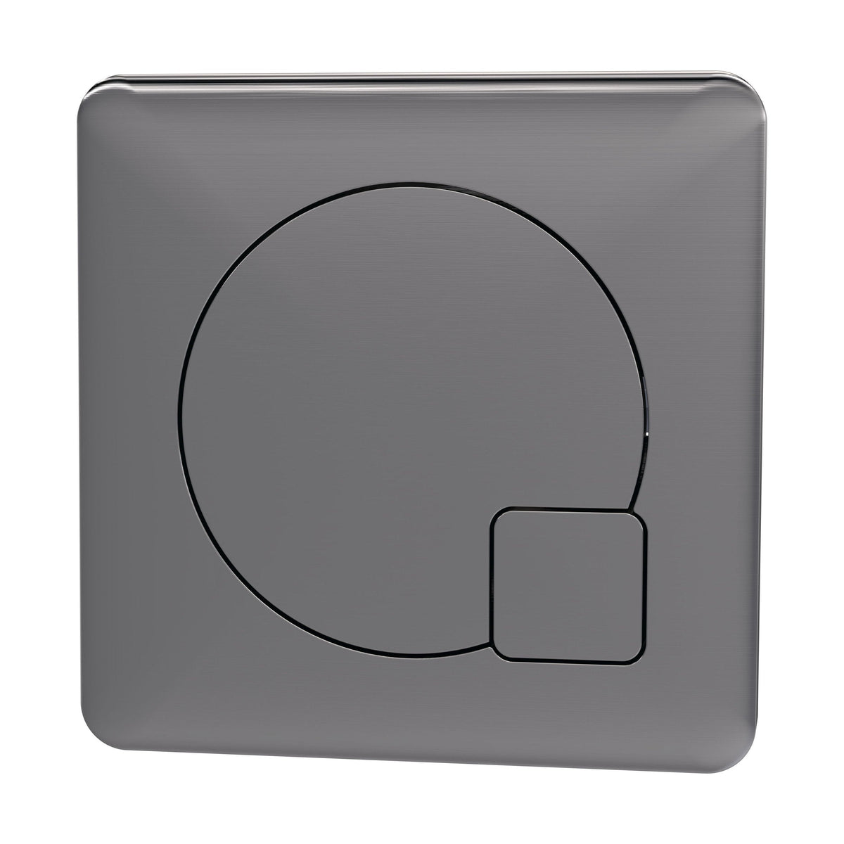 [BAPBM07] Square Dual Flush Push Button, Choice of Colour - Cutout