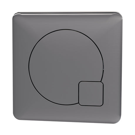 [BAPBM07] Square Dual Flush Push Button, Choice of Colour - Cutout