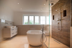 [BAS019S] Balterley 1690mm Freestanding Bath With Waste - Lifestyle 1