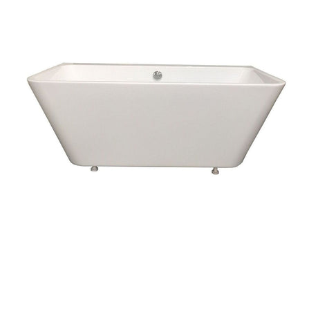 [BAS025S] 1700mm Back To Wall Bath With Waste - Cutout