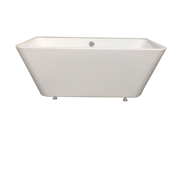 [BAS025S] 1700mm Back To Wall Bath With Waste - Cutout