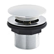 [BASB324] Balterley Bath Push Button Waste, No Overflow, for Baths up to 25mm Thick, Easy Clean Finish - Chrome - Cutout