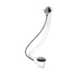 [BASB333] Extended Pop Up Bath Waste & Overflow for Baths up to 10mm Thick - Chrome - Cutout