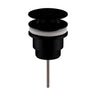[BASW410] Contemporary Universal Round Push Button Basin Waste, Slotted & Unslotted - Choice of Finish - Cutout