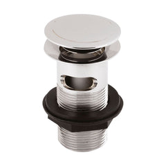 [BASWR07] Push Button Basin Waste Slotted, Choice of Finish - Cutout