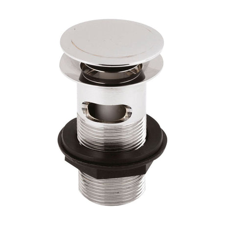 [BASWR07] Push Button Basin Waste Slotted, Choice of Finish - Cutout