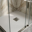 [BATW001S] Contemporary Resin Slimline Shower Tray Grill Waste - Choice of Colour - Silo