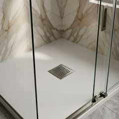 [BATW001S] Contemporary Resin Slimline Shower Tray Grill Waste - Choice of Colour - Silo