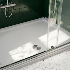 [BATW001] Contemporary Fast Flow Shower Tray Waste with Cover - Multiple Finishes (116x116x99mm) - Silo