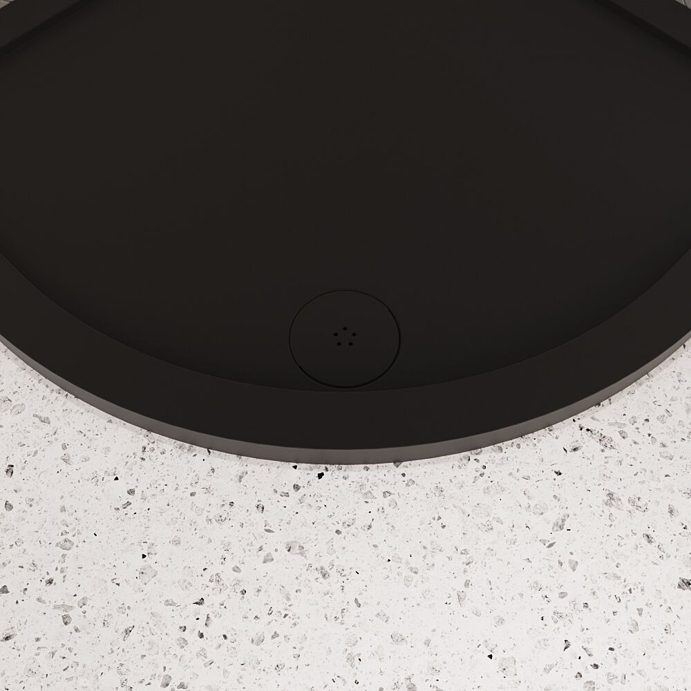 [BATW002] Contemporary Fast Flow Shower Tray Waste with Cover - Multiple Finishes (116x116x99mm) - Lifestyle 1