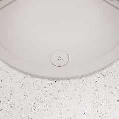 [BATW004] Contemporary Fast Flow Shower Tray Waste with Cover - Multiple Finishes (116x116x99mm) - Lifestyle 1