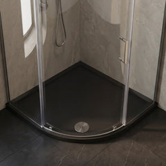[BATW007] Contemporary Fast Flow Shower Tray Waste with Cover - Multiple Finishes (116x116x99mm) - Silo