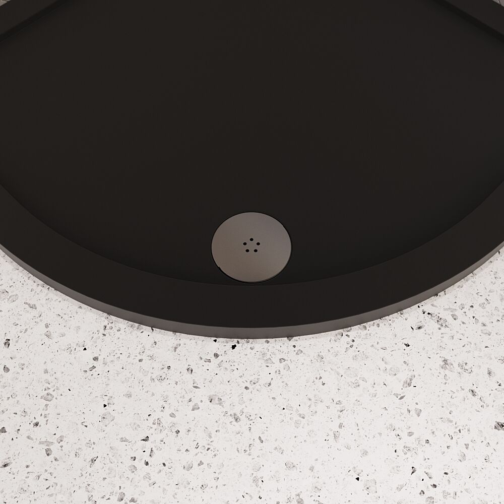 [BATW008] Contemporary Fast Flow Shower Tray Waste with Cover - Multiple Finishes (116x116x99mm) - Lifestyle 1