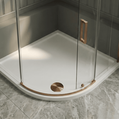 [BATW016] Contemporary Fast Flow Shower Tray Waste with Cover - Multiple Finishes (116x116x99mm) - Silo